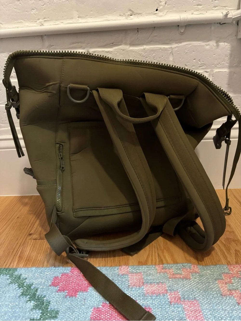 Dagne Dover Olive Green Baby Bag Backpack